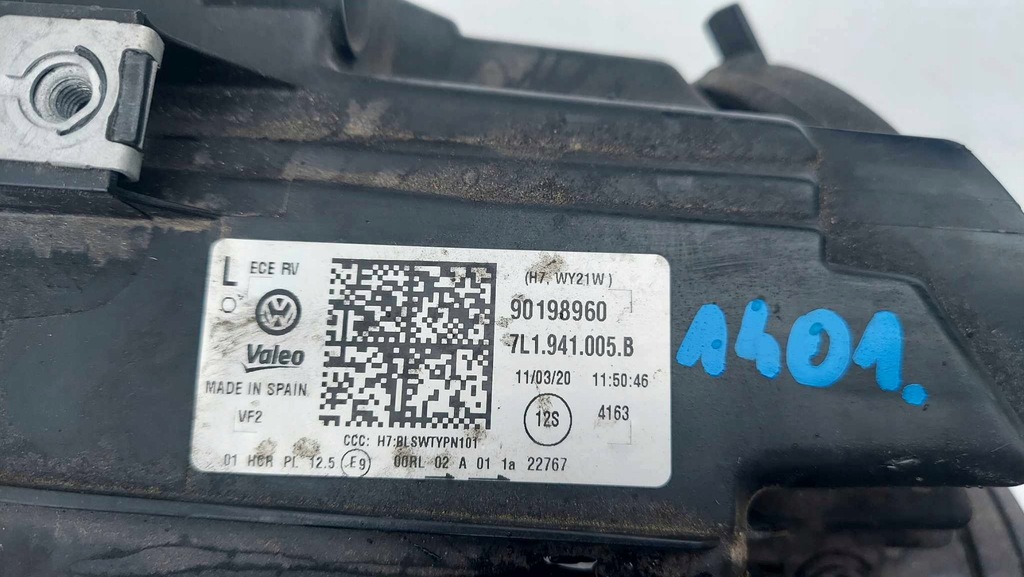 фото №12, Volkswagen t6.1 transporter лампа левая перед передняя обычная 1401