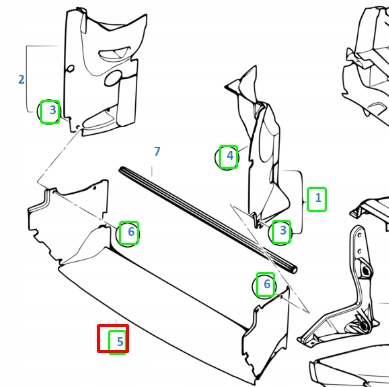 Bmw x3 e83 нижний канал воздуха 51743416419 3416419 оригинальный с Разборки