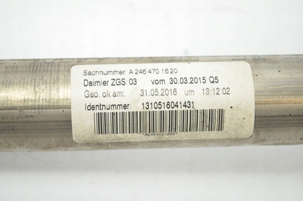 Заливная горловина топлива труба a2464701620 mercedes w117 дизель Оригинал