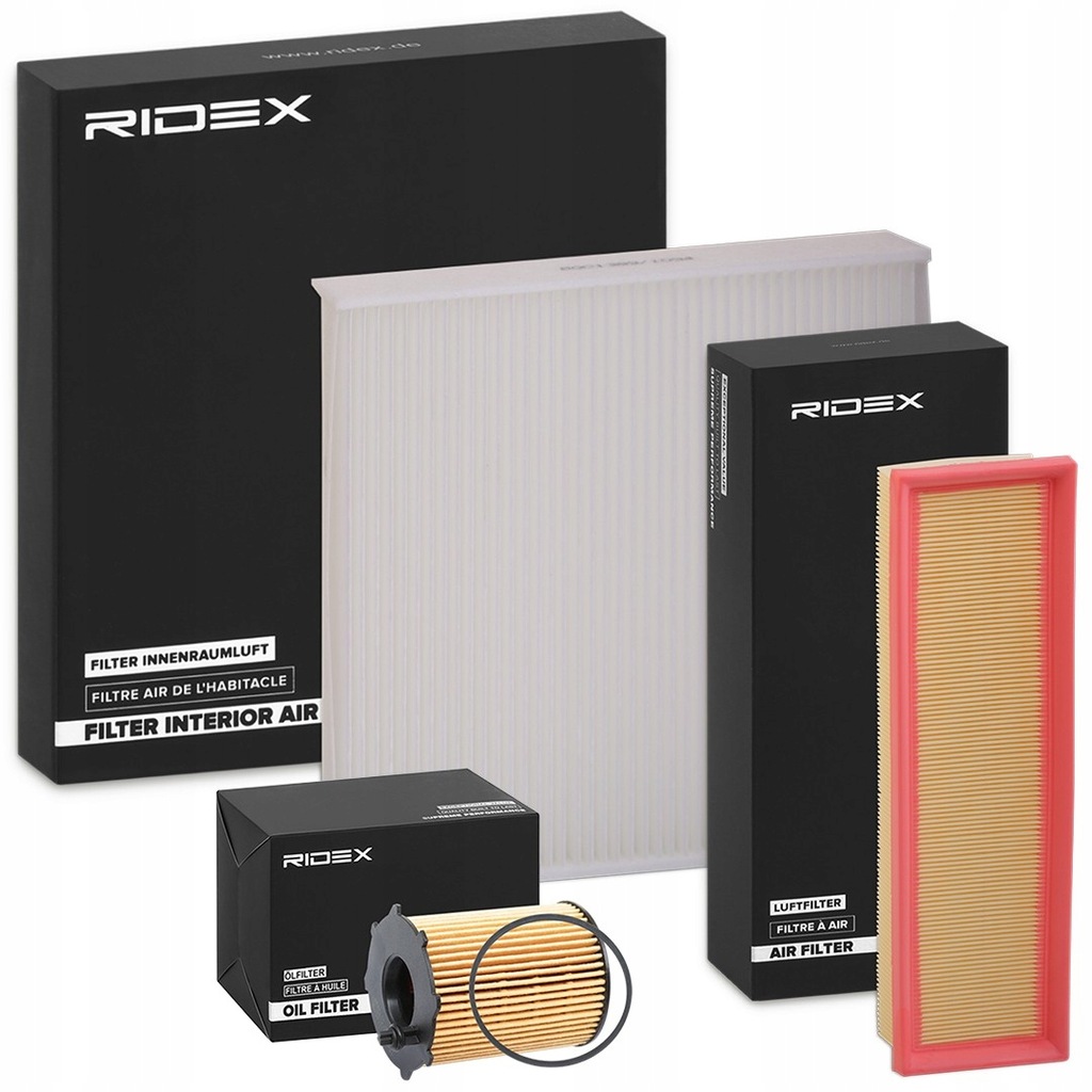 фото №1, Набір фільтрів ridex 4055f19707 do ford ka ru8 pasuje do peugeot 407 6d