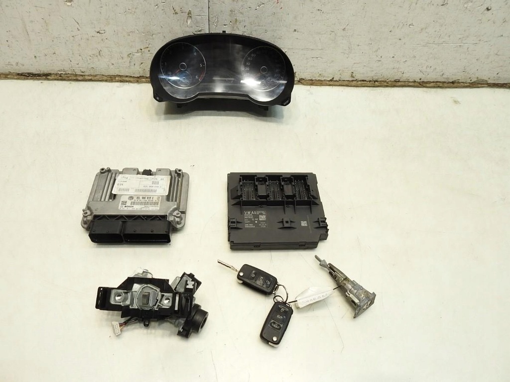 фото №12, Бортовой компьютер набор стартовый иммобилайзер vw sharan ii 2.0 tdi 03l906018g 5k0937086j