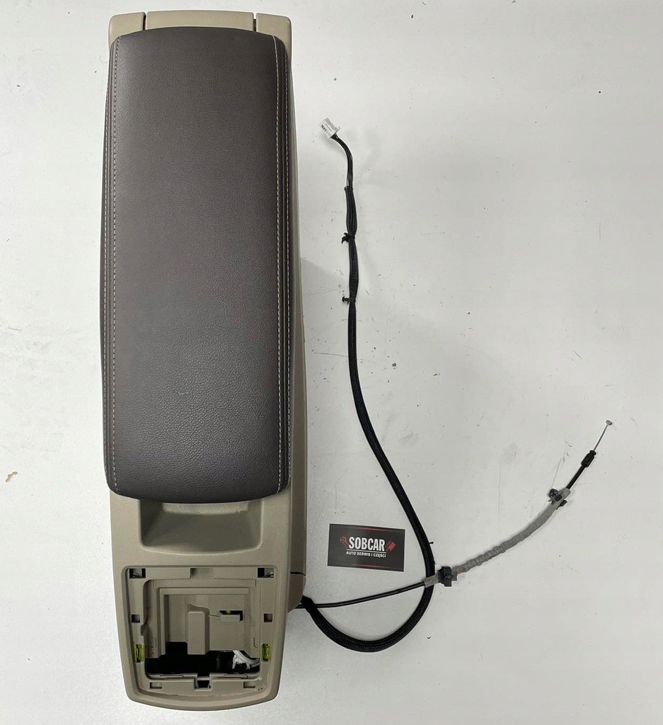 фото №1, Подлокотник электрический туннель кожа коричневый renault scenic iii