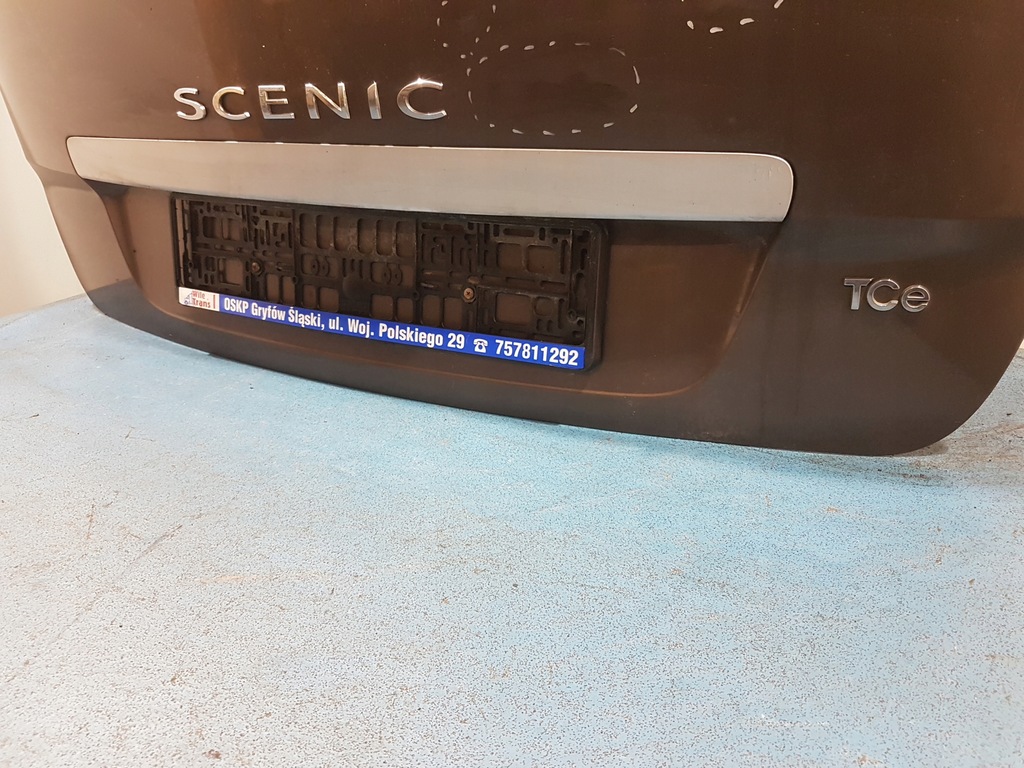 фото №7, Renault megane scenic iii задня кришка багажника багажника tecnb