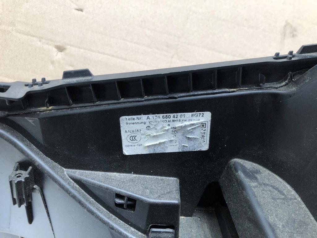 фото №10, Тунель середній підлокітник mercedes a klasa w176