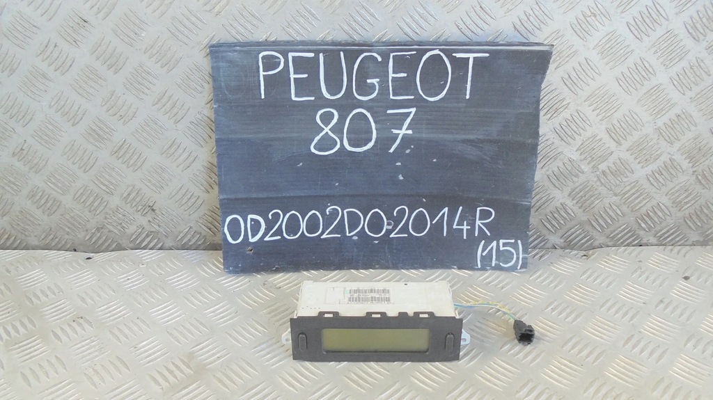 фото №6, Часы 1495869077 peugeot 807 02-08