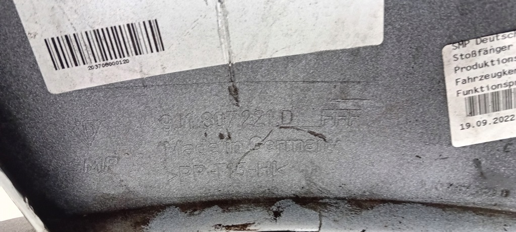 фото №8, Porsche taycan 9j cross turismo бампер перед передній