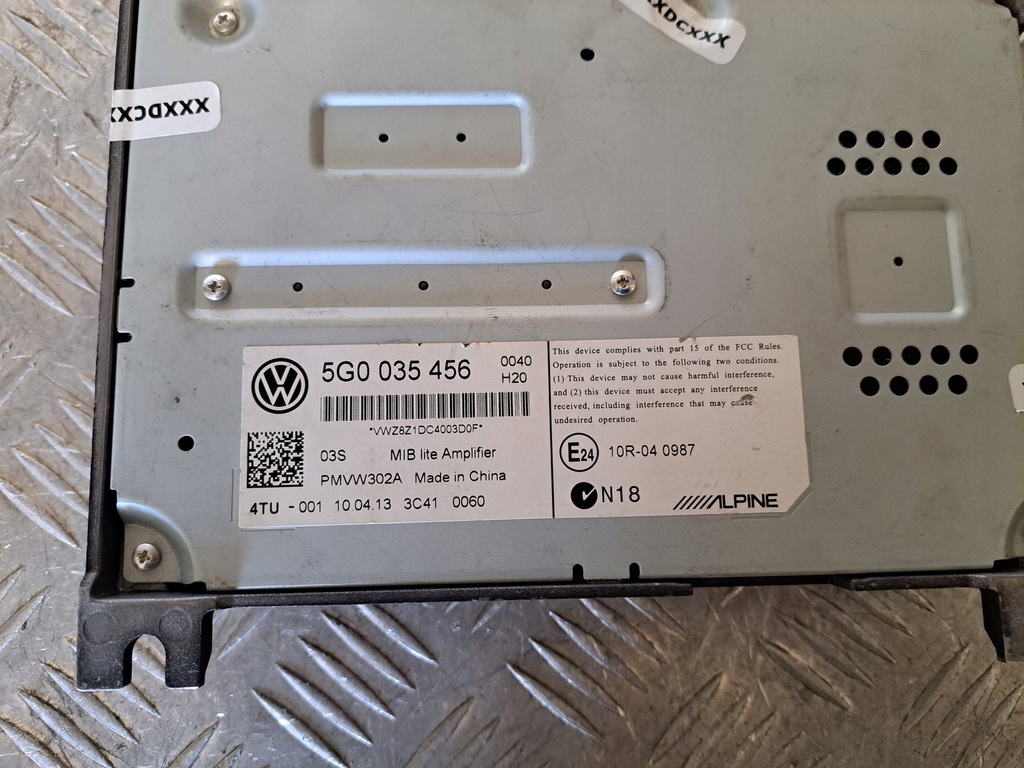 фото №7, Vw golf vii підсилювач dynaudio 5g0035456