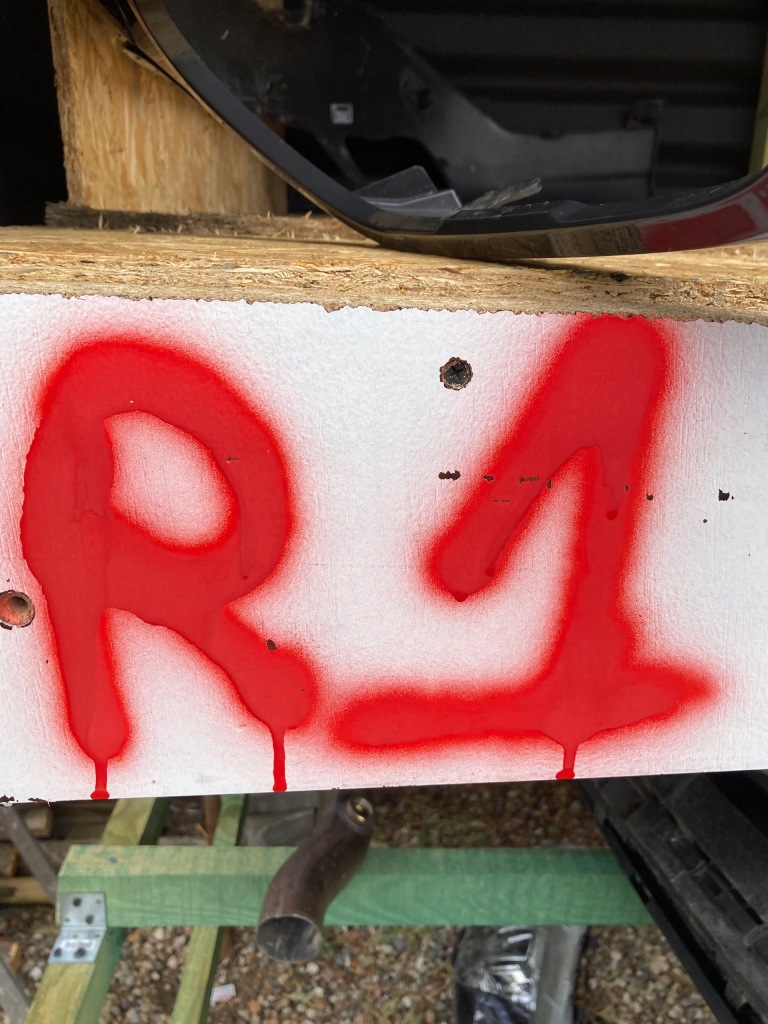 Бампер задня дифузор bmw x4 g02 18- m-pakiet Зі Шроту