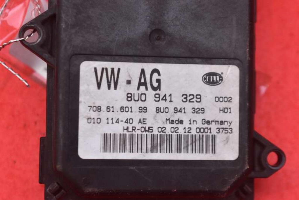 фото №9, Модуль поворота ксенон правый 8u0941329 vw touareg 2 ii 7p 10-14