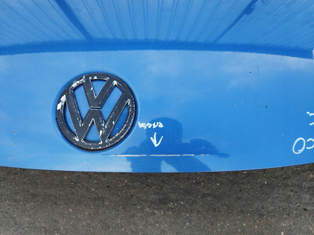 фото №10, Капот крышка двигателя vw scirocco 3 iii 1k8 2008-2017 оригинал цвет lr5z