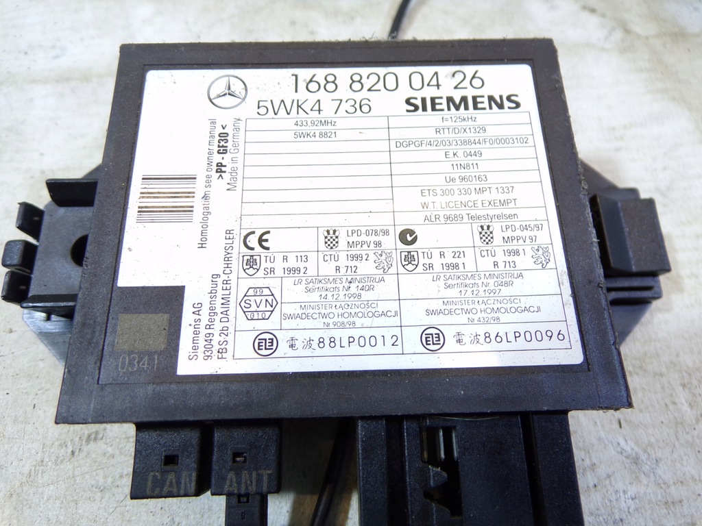 фото №6, Набор стартовый mercedes a klasa w168 1.7d 1685453532 q01