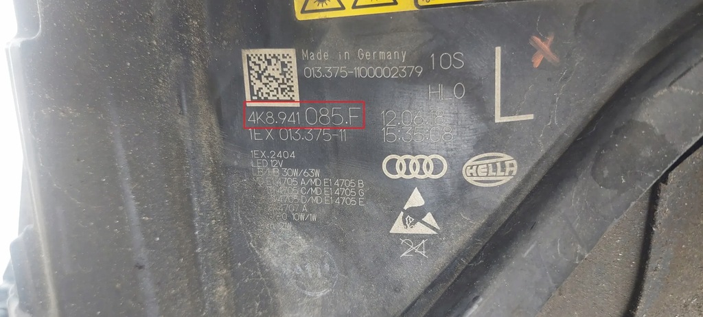 фото №9, Audi a7 s7 4k8 2019 лампы передние