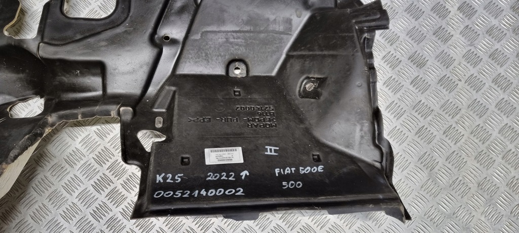 фото №9, Fiat 500e 500 шумоизоляция стены перегородки 52140002 2022 w górę ii