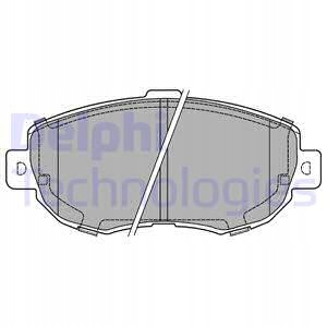 фото №2, Delphi lp1140 набор тормозных колодок тормозных, тормоза дисковые