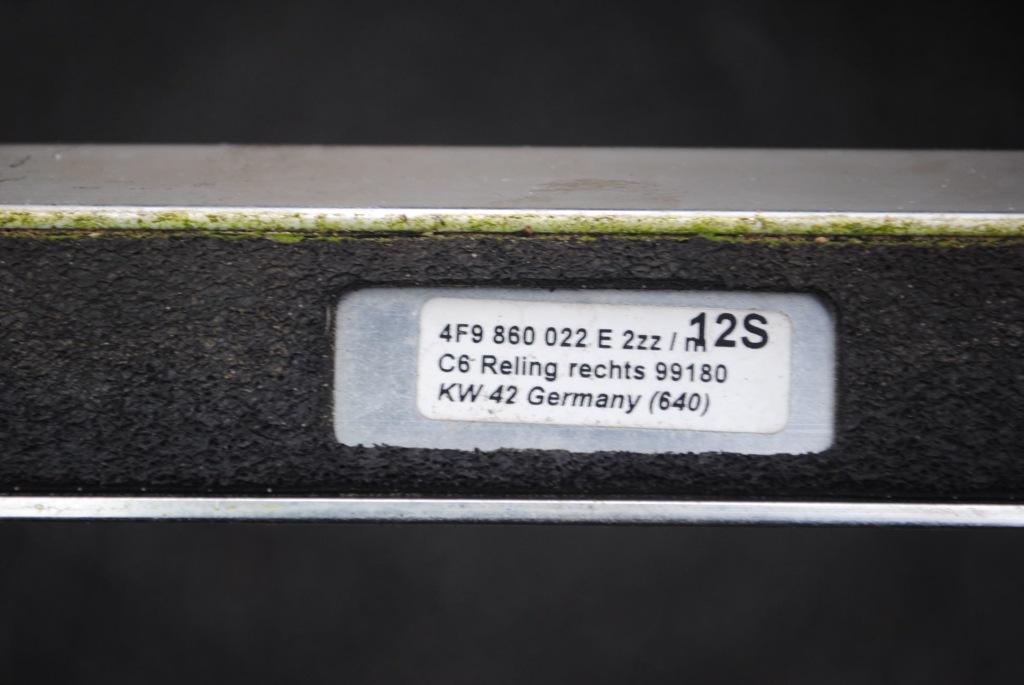 Рейлінги дахові хром ліве правий audi a6 c6 avant Зі Шроту