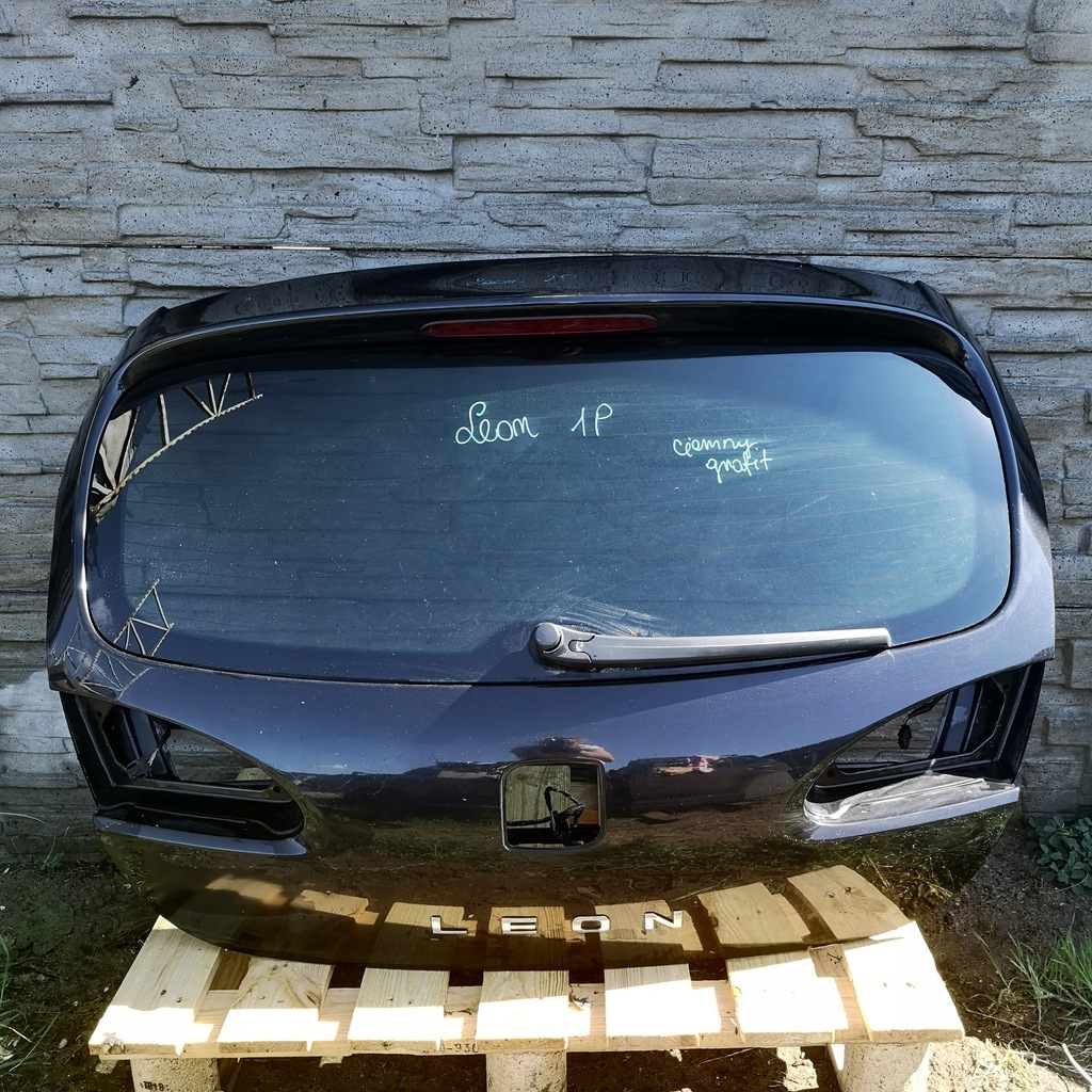 фото №1, Leon ii 1p крышка багажника задняя без оснащения графитовая