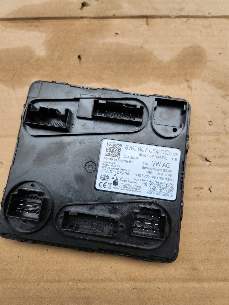 фото №1, Модуль комфорта audi оригинальный номер 8w0907064dc