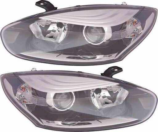 фото №1, Фары лампы renault megane iii '08- набор