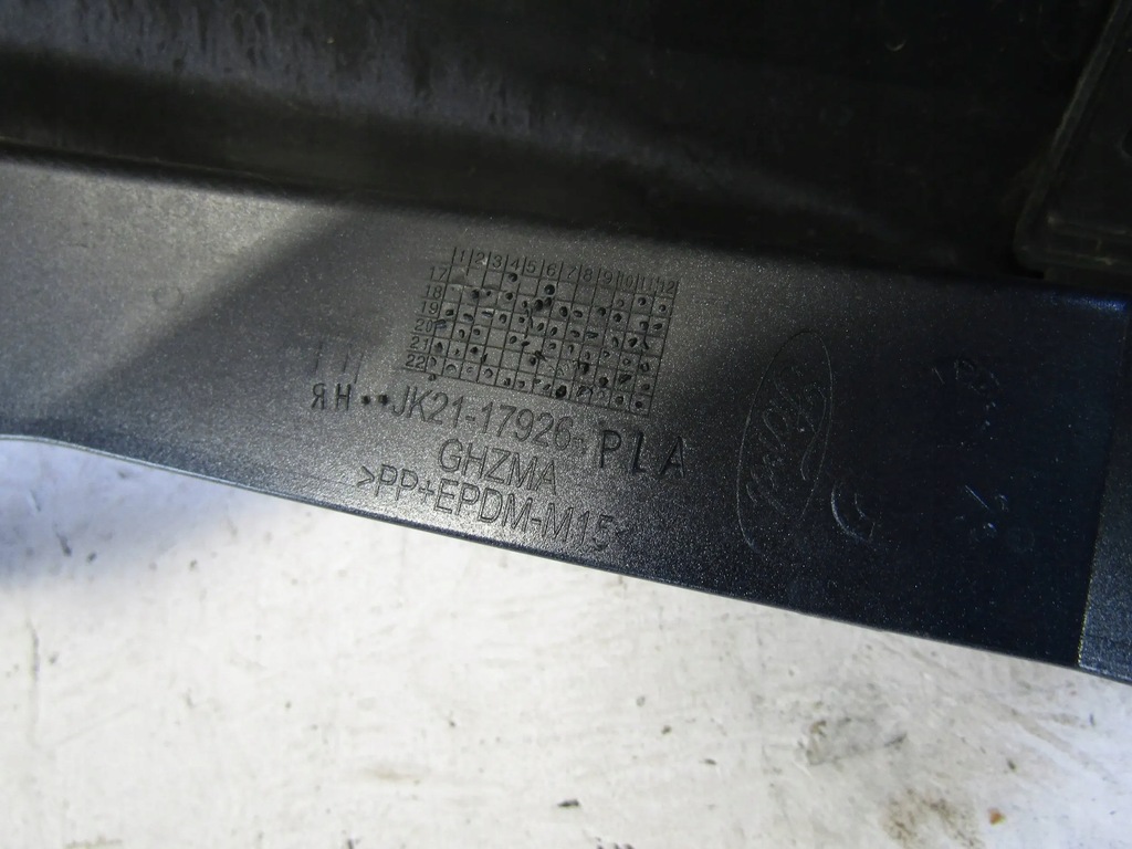 фото №9, Ford transit custom кутик бампера правий задня 14r-- jk21-17926-p