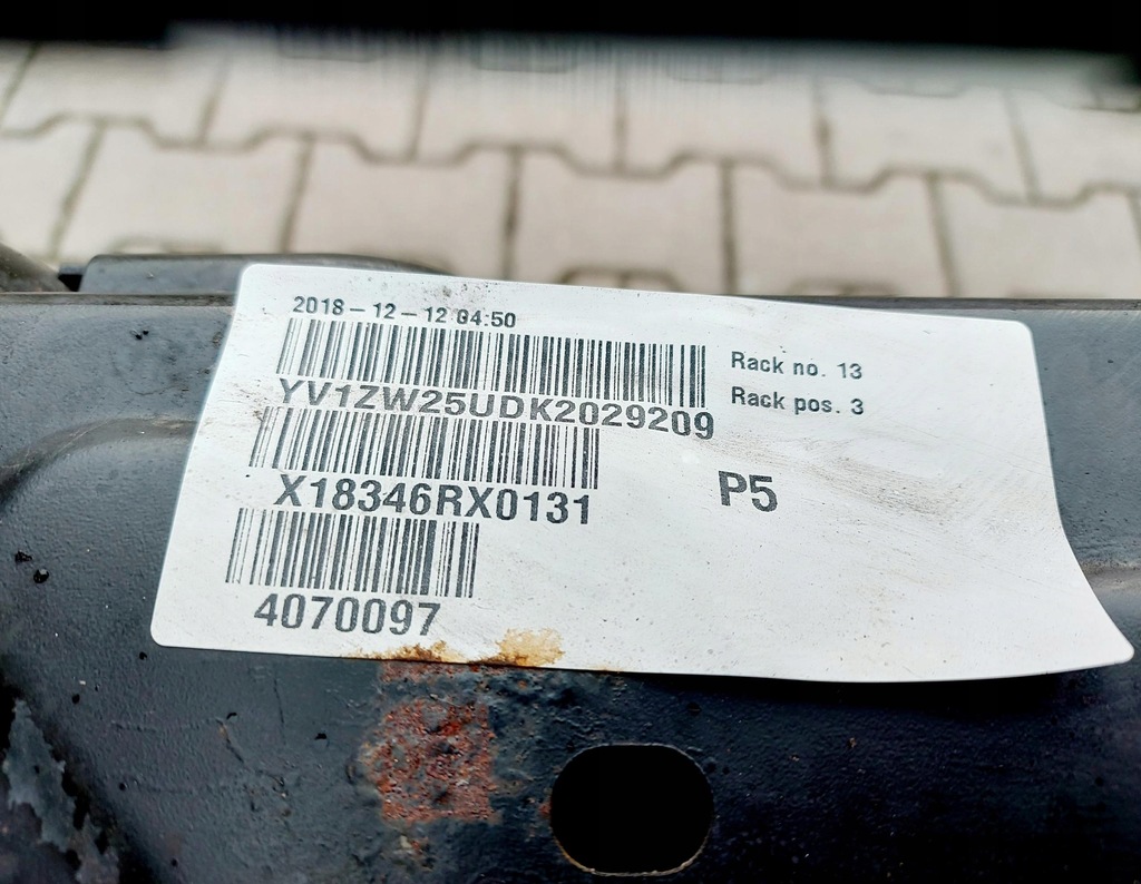 фото №10, Volvo v60 ii s60 iii 18r. підрамник підвіска задня 30102018