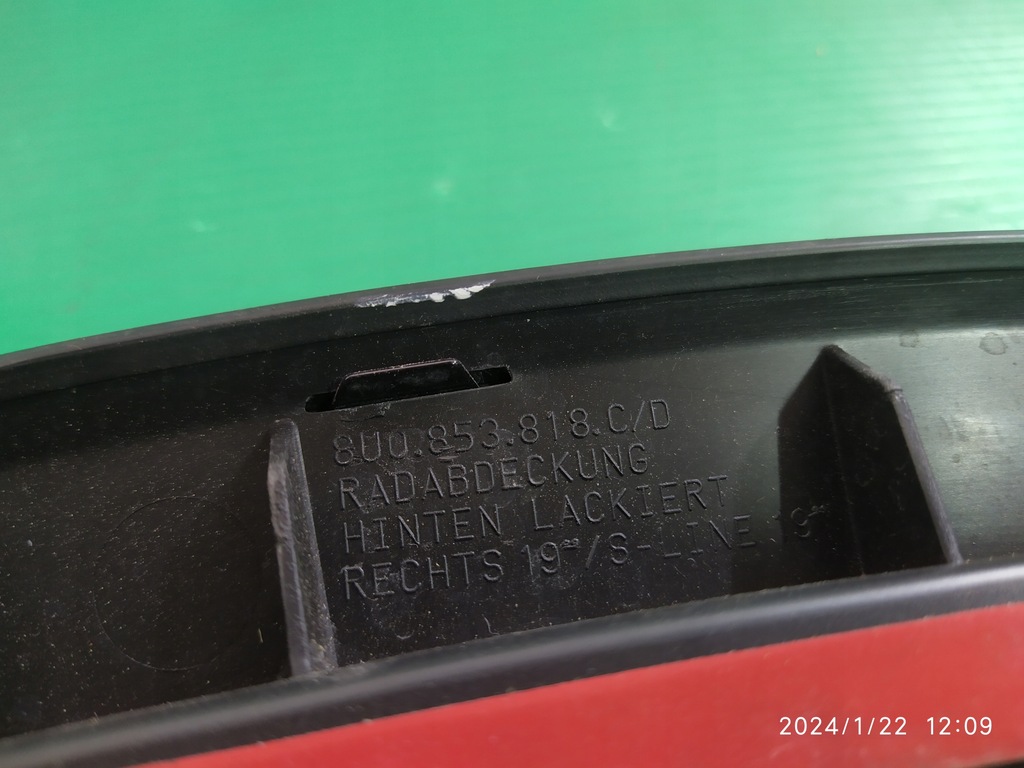 фото №13, Молдинг крила права задня audi q3 i 8u 2011r-2015r 8u0853818