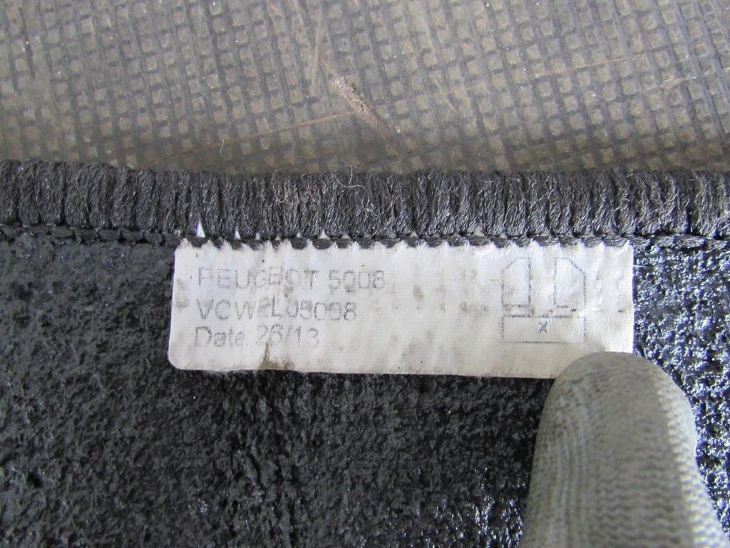 фото №9, Коврик задняя peugeot 5008 09-13r