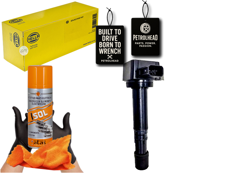 фото №1, Катушка зажигания honda accord vi civic vii fr-v leg #petrolhead pro+ kit4