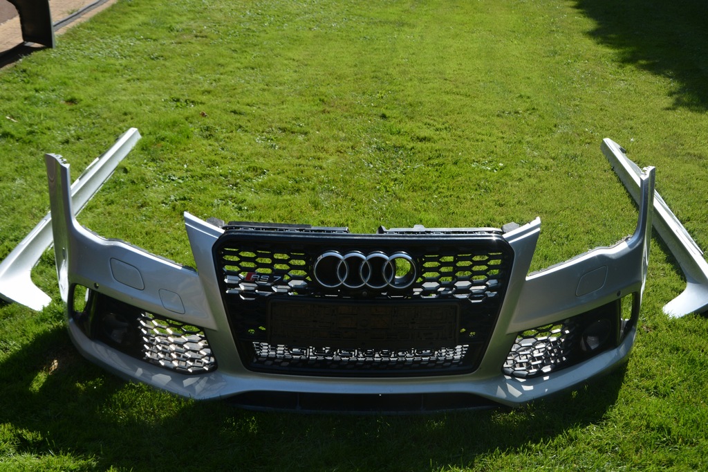 фото №13, Набір audi rs7 a7 бампер передній задній накладки порогові