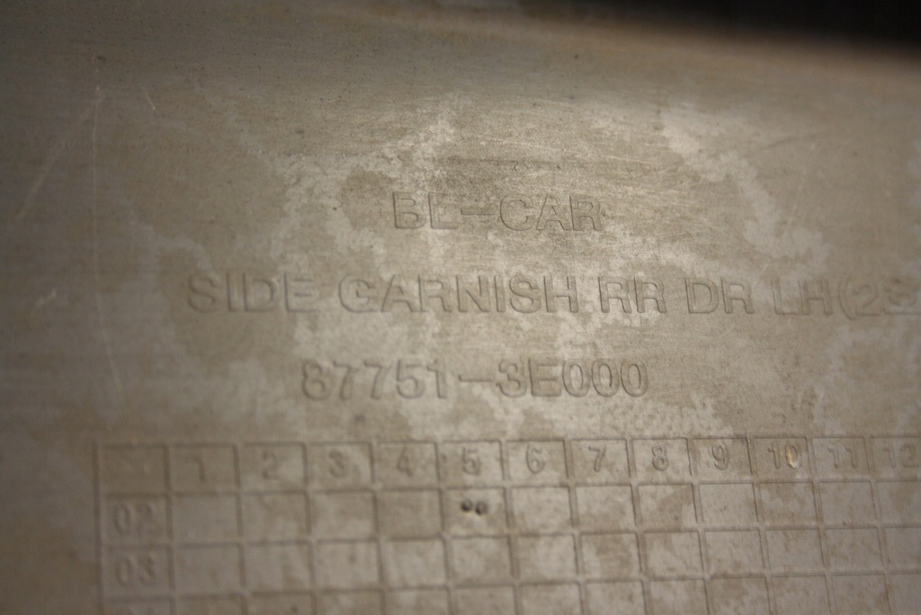 фото №10, Kia sorento молдинг левая задняя