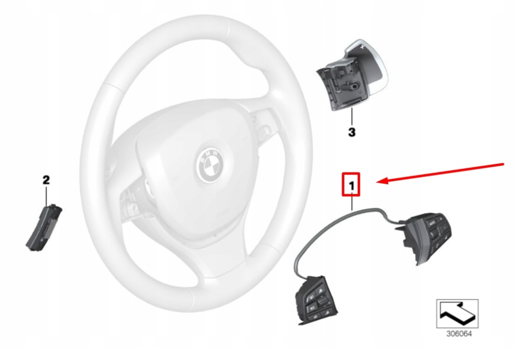 фото №7, Bmw 6 gran coupe f06 руль wheel buttons 61317849406 7849406