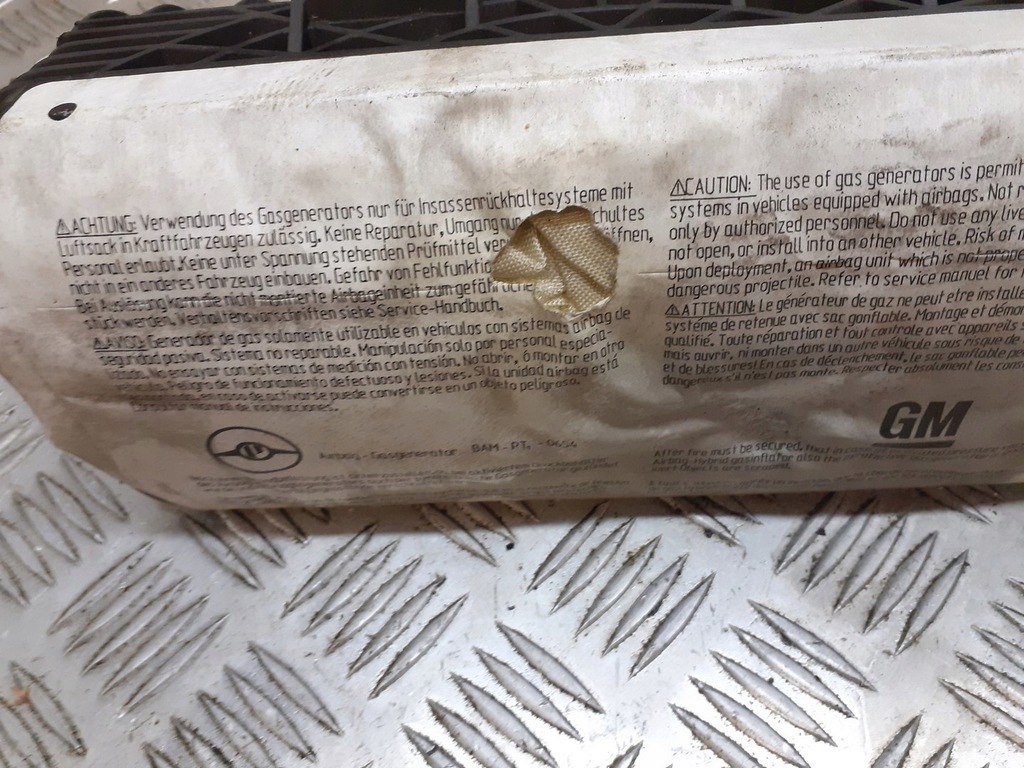 фото №1, Подушка подушка безопасности пассажира opel astra g 90561101