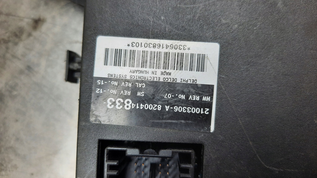 фото №3, Модуль комфорту renault espace 04r 1.9d 04r 8200414833