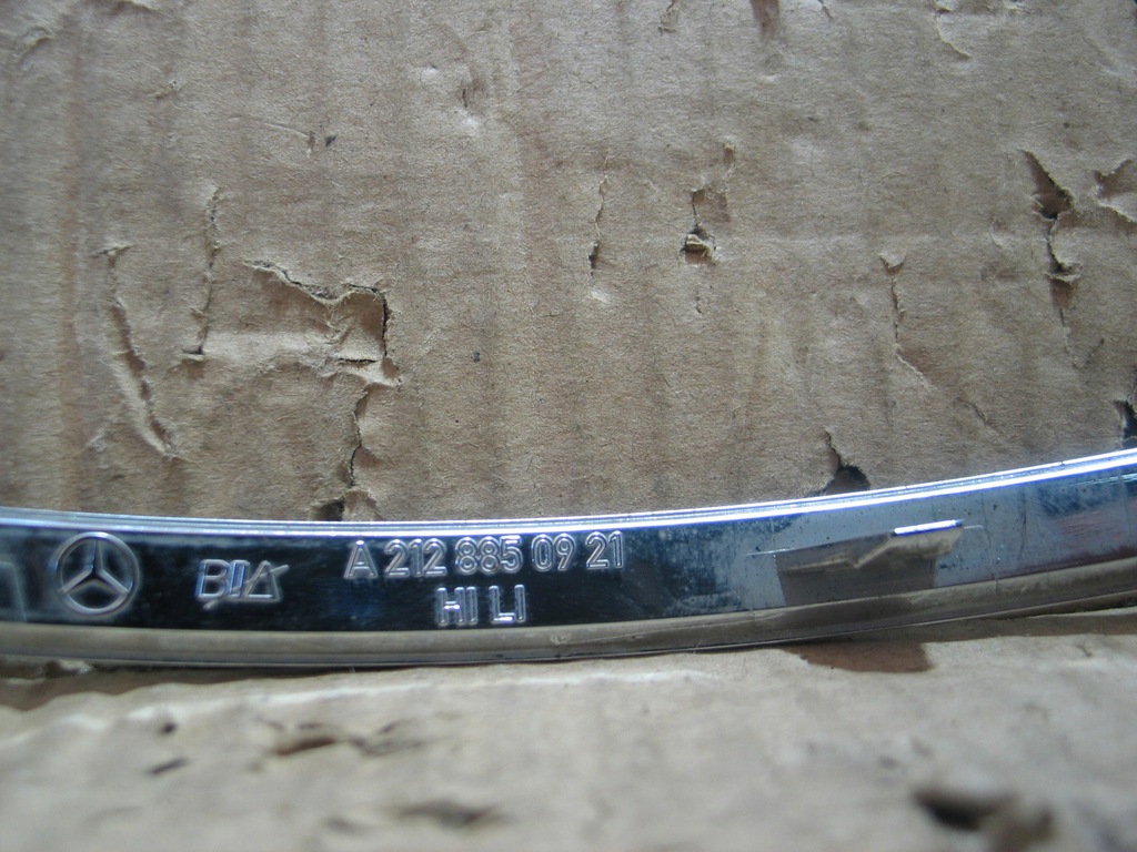 фото №7, Молдинг хром бампера левый задняя mercedes e klasa w212 a2128850921