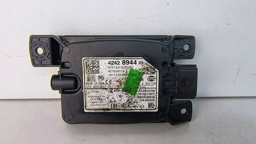 фото №1, Датчик радар мертвого pola правый задняя opel ampera