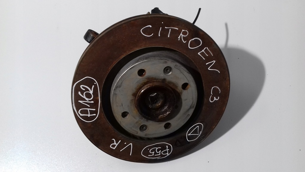 фото №1, Citroen c3 iii поворотный кулак правый перед ступица p55