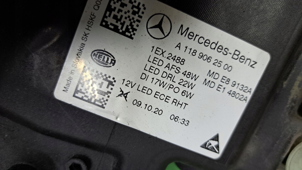 Mercedes cla w118 full led лампа передняя в Украине