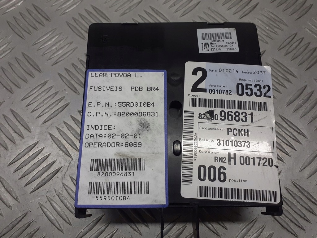 фото №3, Коробка модуль bsi renault laguna ii 1.6 8200096831