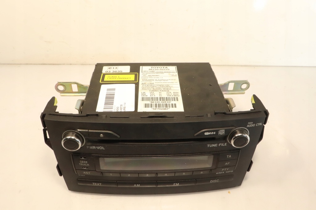 фото №5, Радио toyota auris i