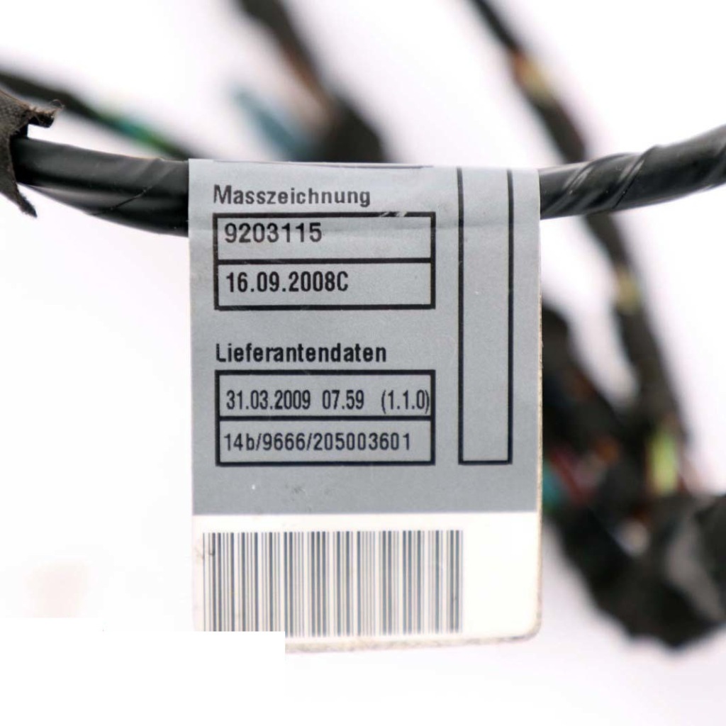 фото №9, Bmw e70 жгут трубопровод дверь задняя tl tp 9207857