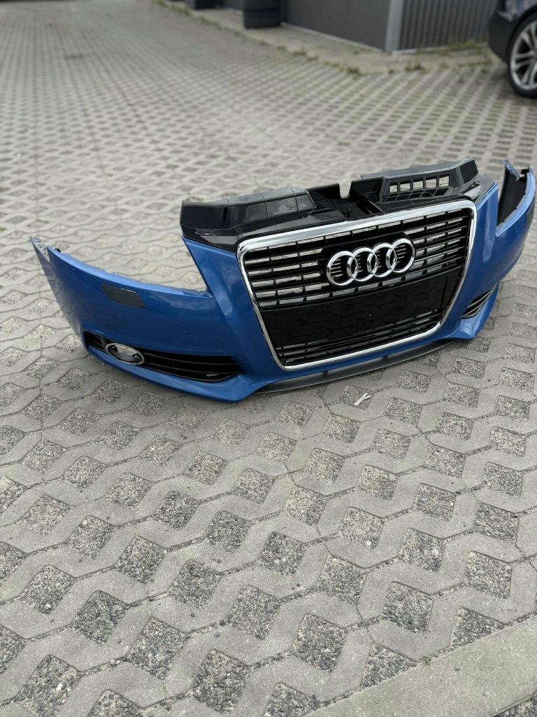 Audi a3 8p fl lift бампер передний перед s-line kompletny lx5v ксенон 08-12r Недорого