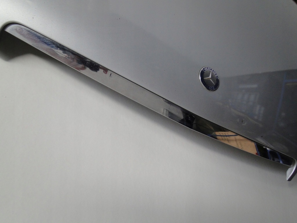 фото №5, Mercedes a w169 169 lift молдинг хром решітка радіатора капот