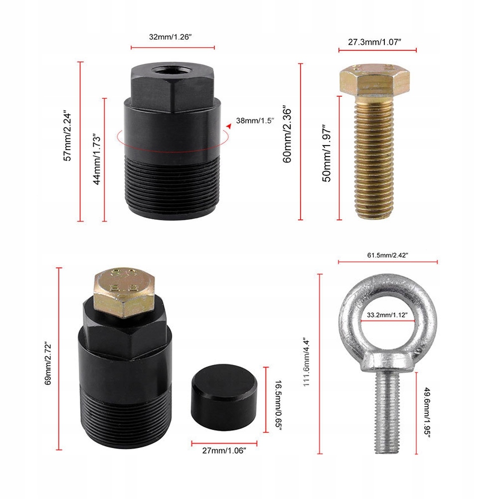Купить Набор винт ściągacza колеса маховика с кольцо podnoszącym pasuje do
