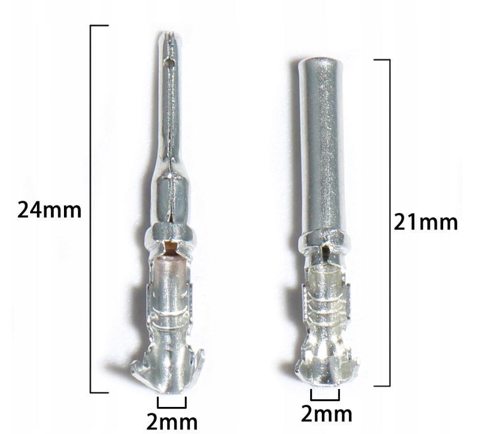 З'єднувач конектори автомобільних штекер hermetyczne електричний pin 250 szt. Оригінал
