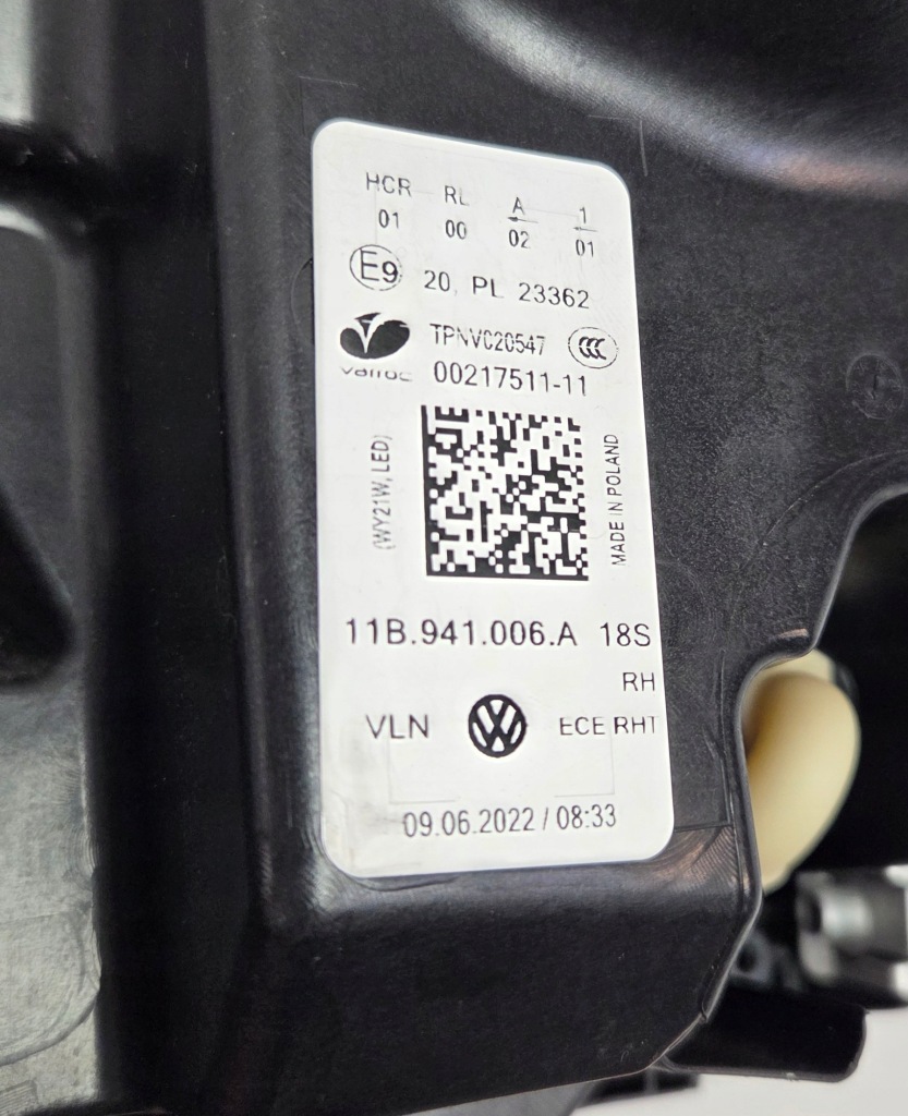 фото №9, Лампа перед передня права vw id4 id.4 2020r. - 11b941006a full led