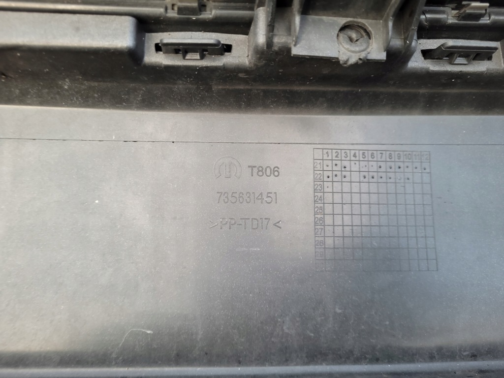 фото №13, Fiat tipo ii | бампер решітка радіатора перед передній решітка радіатора hb kombi 735631451 | 1563