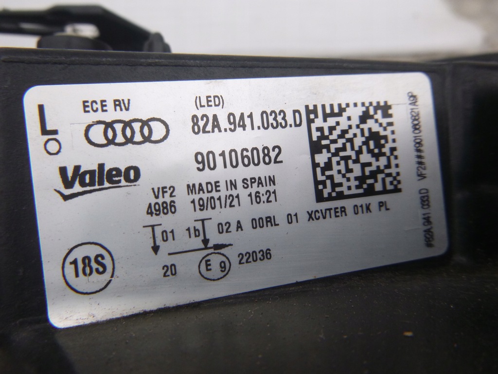 фото №8, Лампа перед передня ліва audi a1 s1 full led 18-22