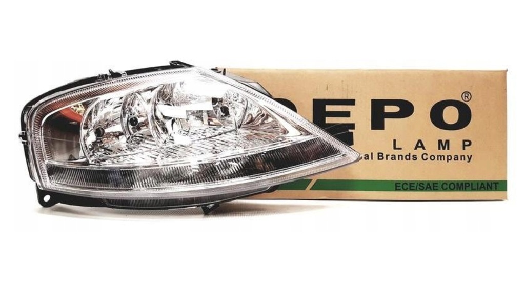 фото №1, Depo фара передний правый citroen c3 i