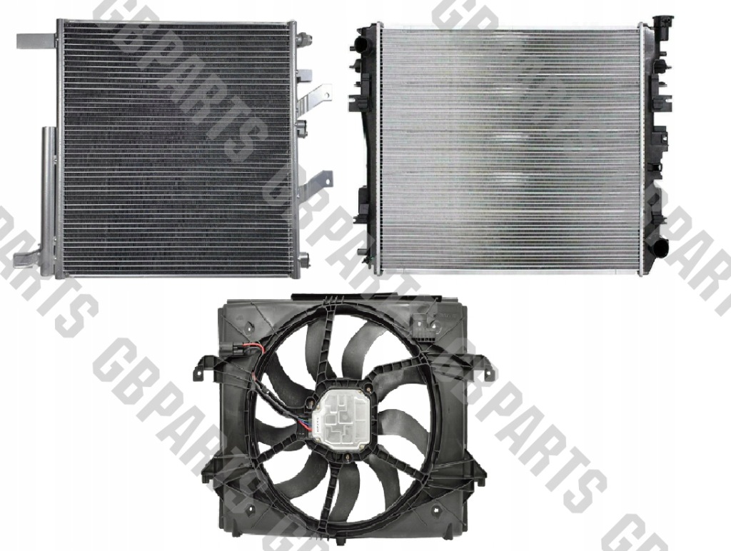 Купити Комплект радіатор води кондиціонера вентилятор dodge ram 2019-