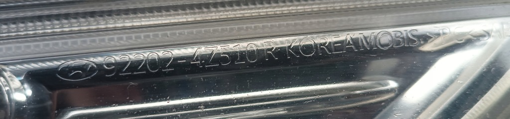 фото №5, Протитуманна фара правий hyundai santa fe світло do рух dziennej led 92202-4z510