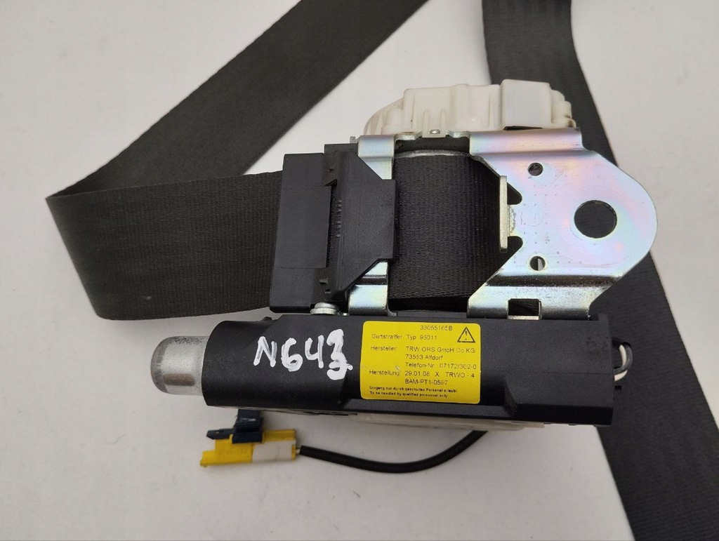 фото №7, Maserati granturismo 2008 pas безопасности сиденье передний 34041001b